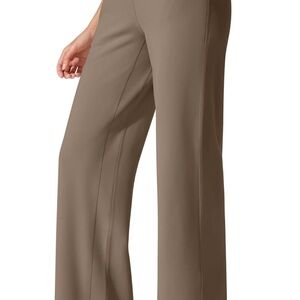 Wide-Leg Women's Pants in Taupe